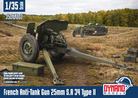 French Anti-Tank Gun 25mm S.A 34 Type II Standard Version - Image 1