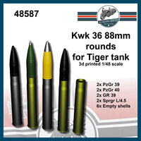 Kwk 36 88mm Rounds For Tiger Tank