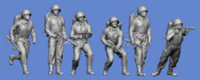 US infantrymen with flamethrowers - Image 1