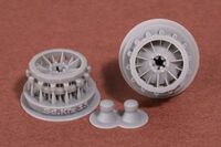 Sd.Kfz.11/ Sd.Kfz. 251 Sprocket (poligonal rubber) (for AFV Club/Dragon kits)